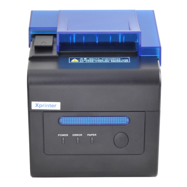 Xprinter XP-C300H 80mm Sound And Light Alarm Store Cashier Rreceipt Thermal Printer, Spec: USB+COM+LAN(US Plug)