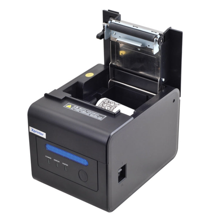 Xprinter XP-C300H 80mm Sound And Light Alarm Store Cashier Rreceipt Thermal Printer, Spec: USB+COM+LAN(US Plug)