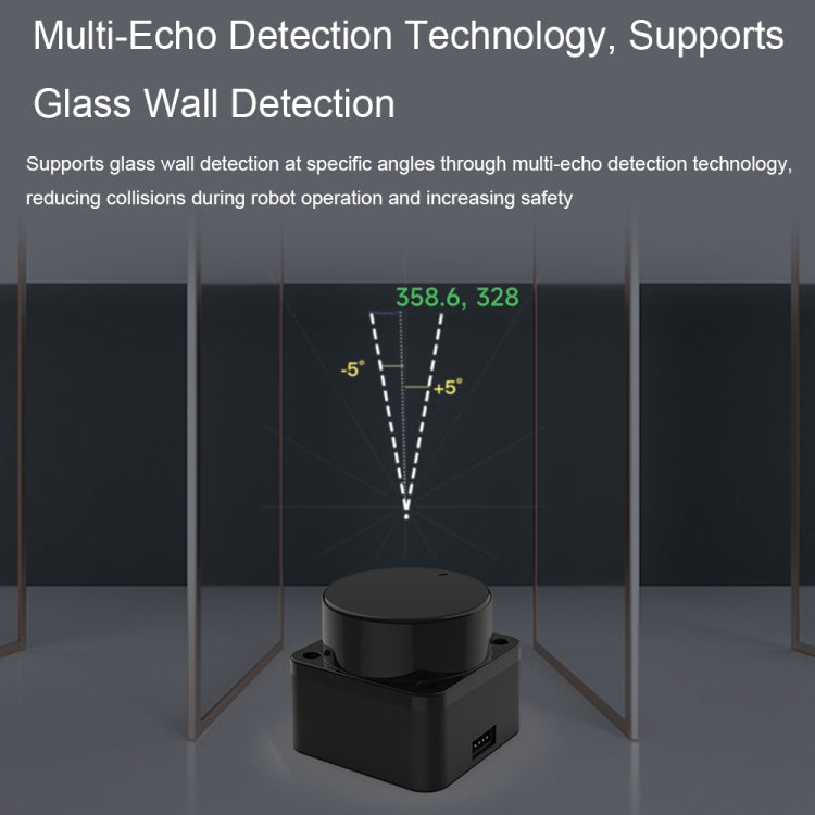 Waveshare 24782 DTOF Laser Lidar Sensor STL27L, 360 Degree Omni-Directional Lidar, UART Bus