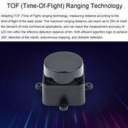 Waveshare 24782 DTOF Laser Lidar Sensor STL27L, 360 Degree Omni-Directional Lidar, UART Bus
