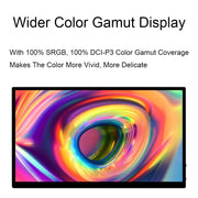 Waveshare 13.3 Inch 2K 2560×1440 HDMI/Type-C Display Interface AMOLED Touch Display(EU Plug)