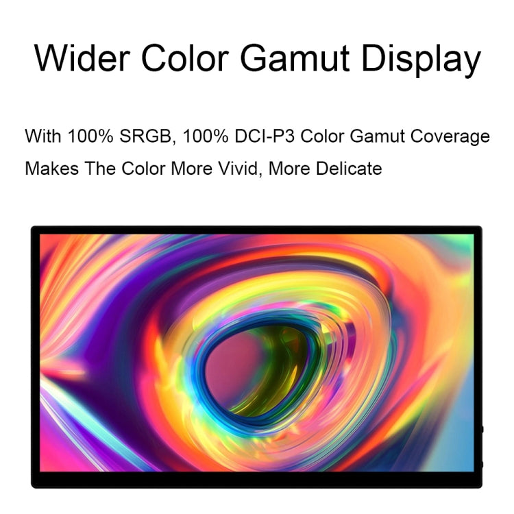 Waveshare 13.3 Inch 2K 2560×1440 HDMI/Type-C Display Interface AMOLED Touch Display(US Plug)