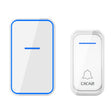 CACAZI Home Smart Digital Wireless Doorbell Remote Electronic Doorbell Elderly Pager, Style: US Plug(White) - Wireless Doorbell by CACAZI | Online Shopping South Africa | PMC TechLife | Buy Now Pay Later Mobicred