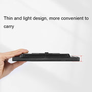 1008 LEDs Stepless Adjustment Live Fill Light Reversible Photography Soft Light, EU Plug(14 inch)