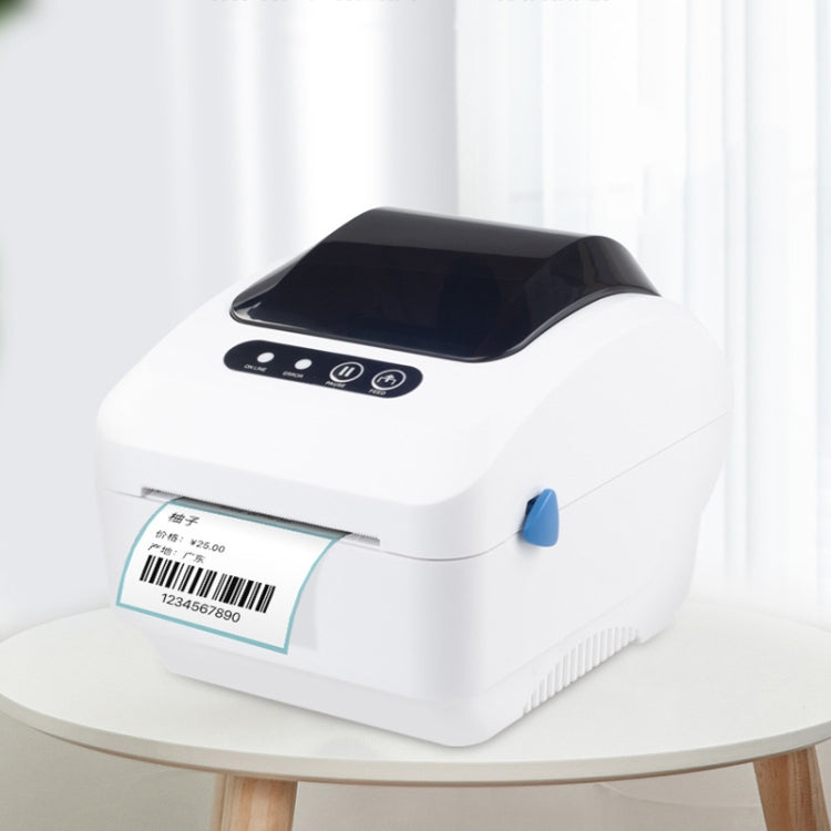 Xprinter XP-320B 80mm Thermal Barcode Supermarket Cashier Label Printer, Spec: USB+Bluetooth(UK Plug)