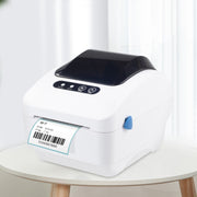Xprinter XP-320B 80mm Thermal Barcode Supermarket Cashier Label Printer, Spec: USB+Bluetooth(UK Plug)