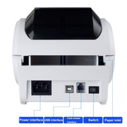 Xprinter XP-320B 80mm Thermal Barcode Supermarket Cashier Label Printer, Spec: USB+Bluetooth(UK Plug)