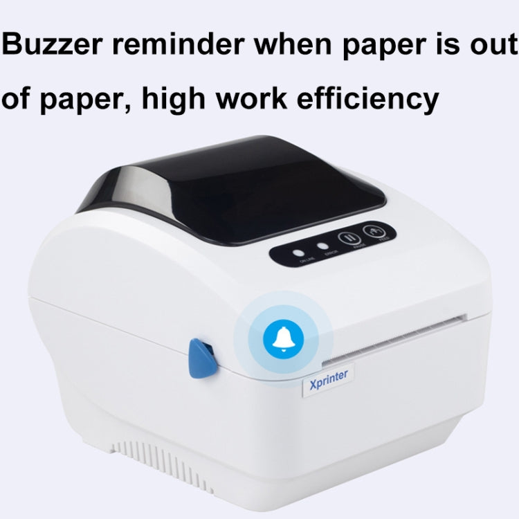 Xprinter XP-320B 80mm Thermal Barcode Supermarket Cashier Label Printer, Spec: USB+Bluetooth(US Plug)