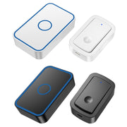 CACAZI A19 1 For 1 Wireless Music Doorbell without Battery, Plug:EU Plug(White)