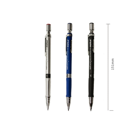 Baile 2.0mm Exam Push-out Drawing Drawing Writing Activity Automatic 2B Pencil, Color:Blue