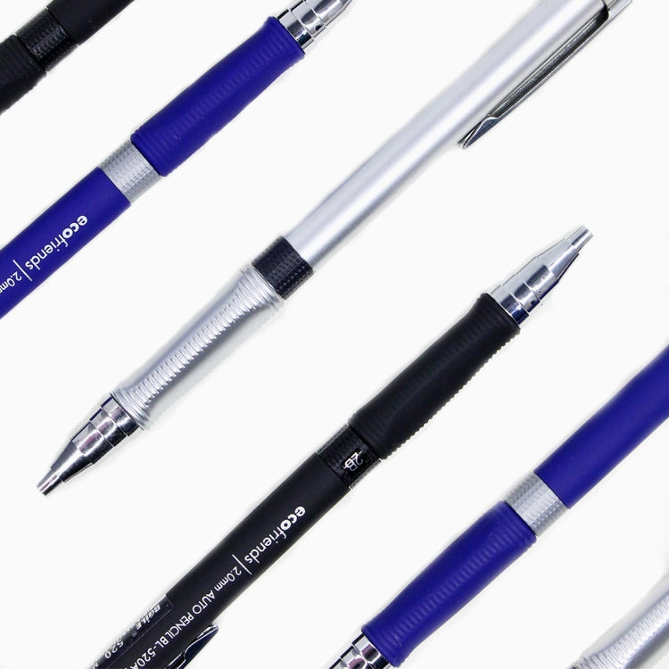 Baile 2.0mm Exam Push-out Drawing Drawing Writing Activity Automatic 2B Pencil, Color:Blue