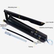 400cc Labor-Saving Manual Pressure Rod Type High Pressure Large Capacity Fuel Injector(Black)
