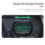 Sunnylife FV-Q9334 2 PCS Myopia Lens Nearsighted Corrective Aspherical Lens for DJI FPV Goggles V2, Colour: 100 Degree
