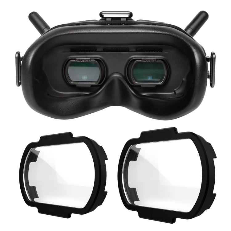 Sunnylife FV-Q9334 2 PCS Myopia Lens Nearsighted Corrective Aspherical Lens for DJI FPV Goggles V2, Colour: 200 Degree