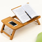 741ZDDNZ Bed Use Folding Height Adjustable Laptop Desk Dormitory Study Desk, Specification: Small 56cm