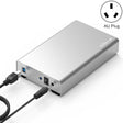 Blueendless U35Q 3.5 Inch Full Metal Mobile Hard Disk Box Type-C/Usb3.0 SATA Serial Desktop PC External Hard Disk Box AU Plug (USB 3.0) - HDD Enclosure by Blueendless | Online Shopping South Africa | PMC TechLife | Buy Now Pay Later Mobicred