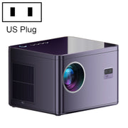K1 1080P HD Motorized Focus Projector Home 5G Dual-Band WiFi Wireless Projector(US Plug)