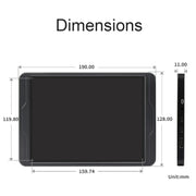 Waveshare 8 Inch 2K IPS 1536��2048 Optical Bonding Toughened Glass Panel Touch Display, Plug:UK Plug