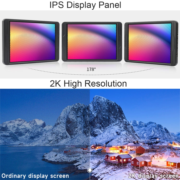 Waveshare 8 Inch 2K IPS 1536��2048 Optical Bonding Toughened Glass Panel Touch Display, Plug:UK Plug