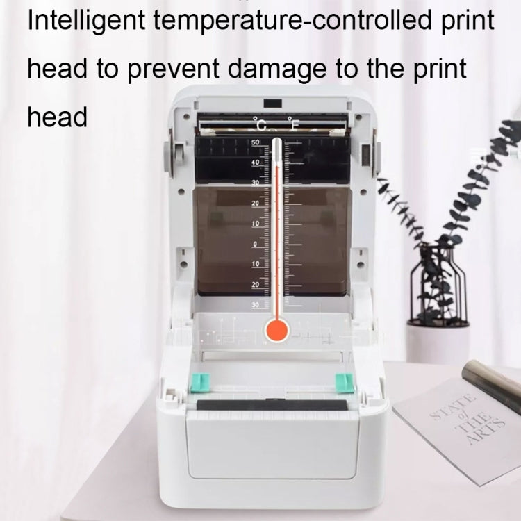 Xprinter XP-420B 108mm Express Order Printer Thermal Label Printer, Style:USB+Bluetooth(UK Plug)