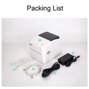 Xprinter XP-420B 108mm Express Order Printer Thermal Label Printer, Style:USB+Bluetooth(UK Plug)
