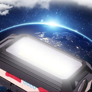 W559 2 COB + T6 Glare Car Inspection Working Light USB Charging LED Folding Camping Lamp with Hook + Magnet