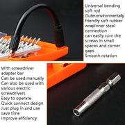 Obadun 9800 58 in 1 Screwdriver Set Manual CRV Batch Mobile Phone Disassembly Glasses Repair Tool(Orange)