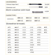 Obadun 9800 58 in 1 Screwdriver Set Manual CRV Batch Mobile Phone Disassembly Glasses Repair Tool(Orange)