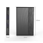 Blueendless 2.5 inch Mobile Hard Disk Box SATA Serial Port USB3.0 Free Tool SSD, Style: MR23G -A Port