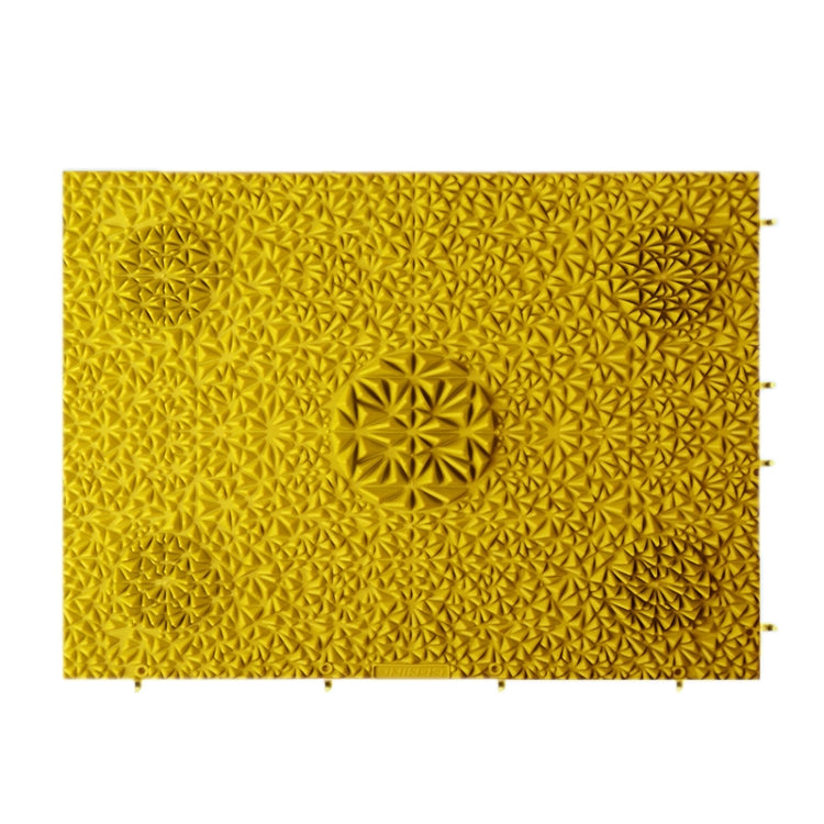 Home Foot Massage Cushion Fitness Toe Pressing Board(Mountain Yellow)