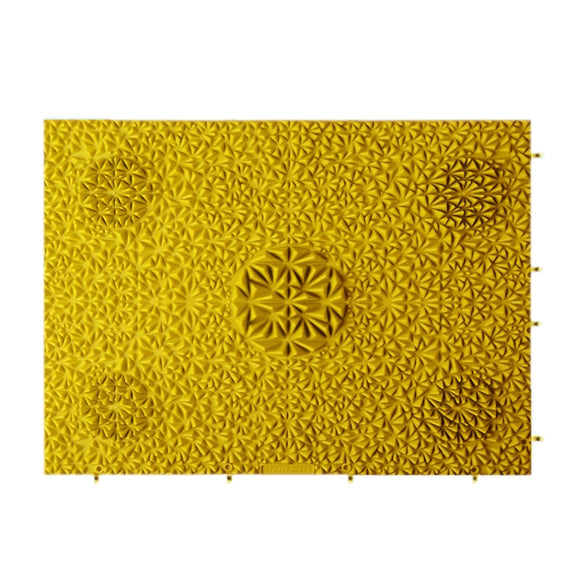 Home Foot Massage Cushion Fitness Toe Pressing Board(Mountain Yellow)