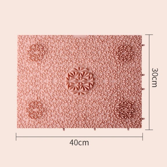 Home Foot Massage Cushion Fitness Toe Pressing Board(Peacock Pink)