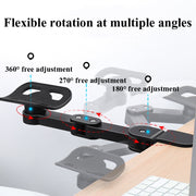 Vaydeer TJ2011 Computer Hand Bracket Mouse Pad Metal Lazy Arm Support Cantilever Wrist Pad(Black)