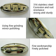 Lifting Cable Bolt 316 Stainless Steel Folding Yacht Splint Lock Bolt, Specification: 6 inch 150mm