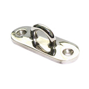 316 Stainless Steel Oval Boat Plate Seat Hand Rowing Boat Fixed Seat Accessories, Specification: 100mm