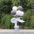 6 PCS Car Ornaments Love Balloon Personality Macaron Color Car Ornament(Gray White) - Ornaments by PMC TechLife | Online Shopping South Africa | PMC TechLife | Buy Now Pay Later Mobicred