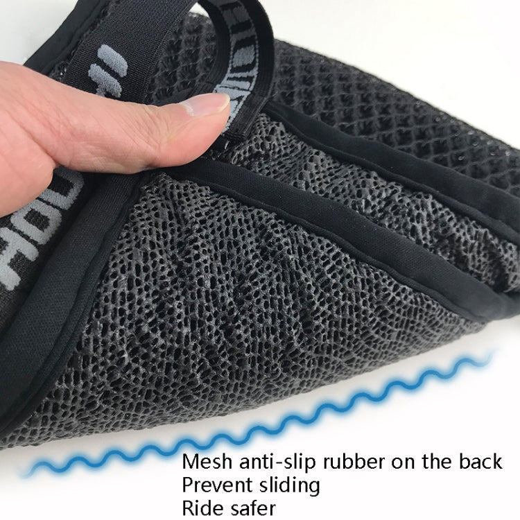 HOUZHI MTZT1010 Motorcycle Sun Insulation Cushion 3D Grid Breathable Sweating Cool Seat Cover, Style: Single Layer S