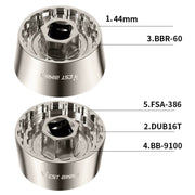 WEST BIKING YP0719253 5 in 1 44MM Bicycle Bottom Brackets Repair Tool(Silver)