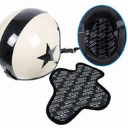 MTTD1028 Riding Breathable Quick-Drying Absorb Sweat Sponge Pad Removable Motorcycle Helmet Pad, Size: One Size(Black)