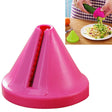 Kitchen Funnel Model Spiral Slicer Vegetable Shred Carrot Cutter(Red) - Cutter & Peeler by PMC TechLife | Online Shopping South Africa | PMC TechLife | Buy Now Pay Later Mobicred