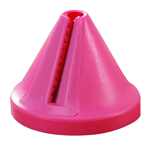 Kitchen Funnel Model Spiral Slicer Vegetable Shred Carrot Cutter(Red)