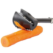 Plastic Vegetable Cutter Spiral Slicer Peeler Fruits Device Kitchen Gadget(Black)