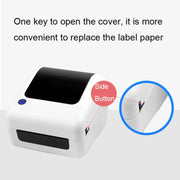 100mm Express Order Printer Thermal Self-adhesive Label Printing Machine, Style:IP486(UK Plug)