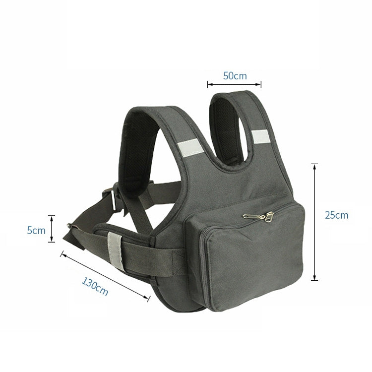 MTBD1063 Electric Motorcycle Seat Belt Child Seat Belt Baby Strap(Black)