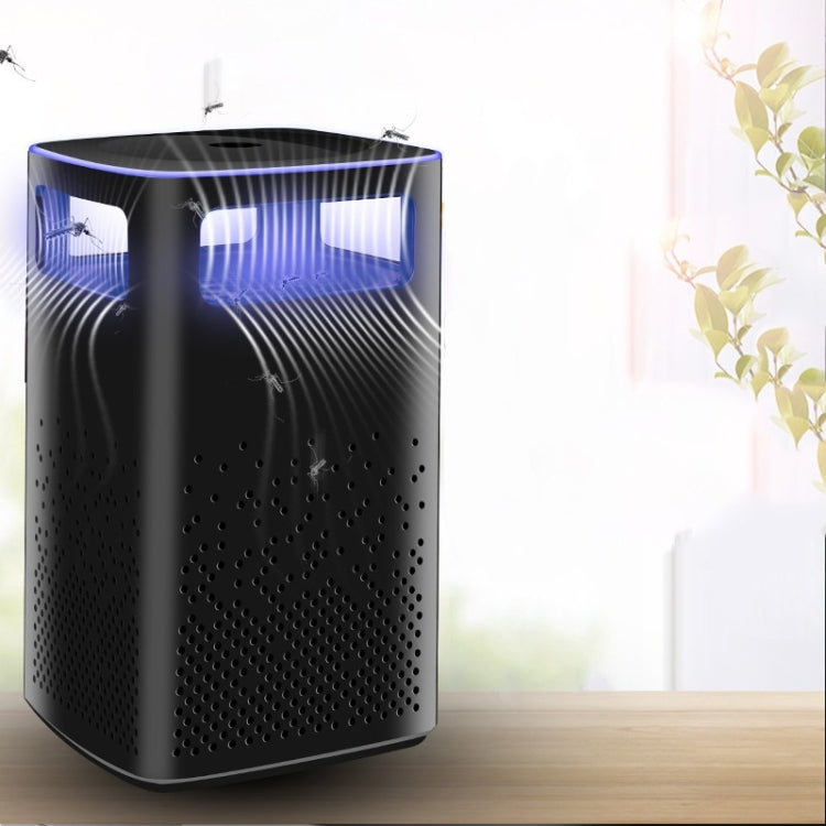 Household Mute Inhalation Photocatalyst USB Physical Mosquito Killer Small A- Black(USB)