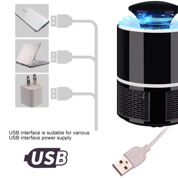 Household Mute Inhalation Photocatalyst USB Physical Mosquito Killer 365-White(USB)