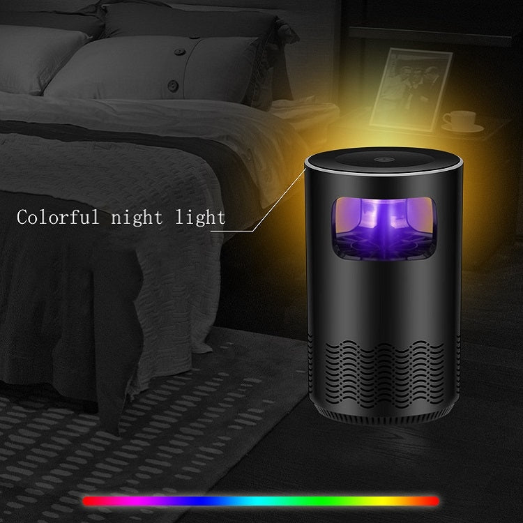 Household Mute Inhalation Photocatalyst USB Physical Mosquito Killer Small Q-Black(USB)