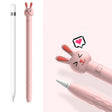 Cartoon Silicone Capacitive Pen Non-Slip And Anti-Drop Protective Cover For Apple Pencil 1(Rabbit) - Pencil Accessories by PMc TechLife | Online Shopping South Africa | PMc TechLife | Buy Now Pay Later Mobicred