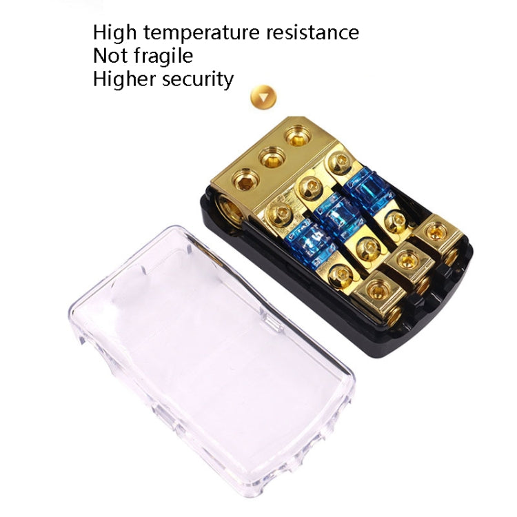 Car Audio Modification Fuse Holder Fuse Liner Fuse Splitter, Specification: 1 In 3 Out