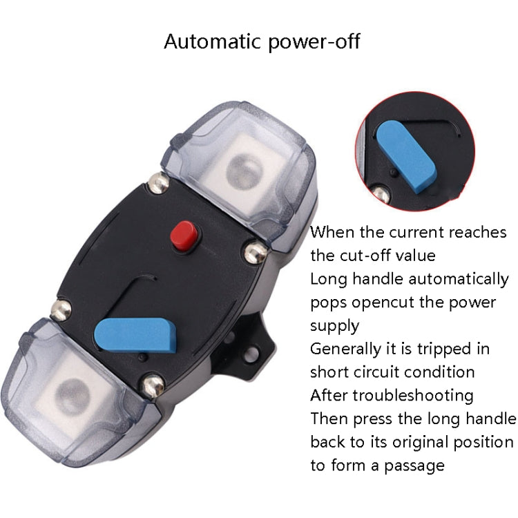 CB8 Car Route Yacht Ship Audio Refit Automatic Circuit Breaker Power Circuit Protection Insurance Switch, Specification: 200A